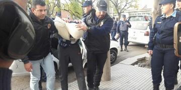Momento de la detención de Barrera (Gentileza Canal Coop)