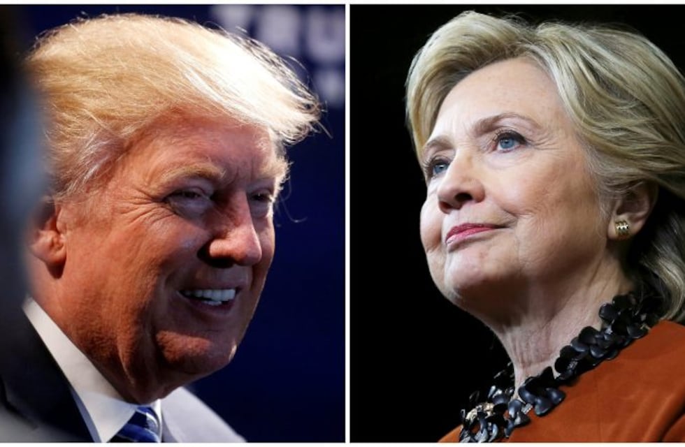 Un nuevo sondeo puso a Hillary Clinton tres puntos arriba de Donald Trump