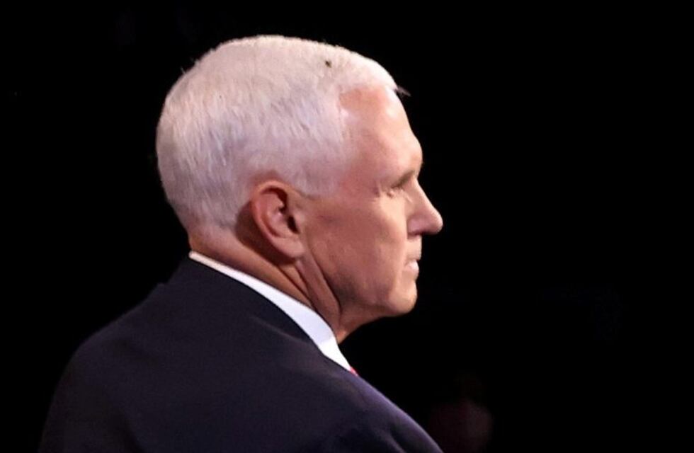 Una mosca en la cabeza de Mike Pence se hizo viral en el debate vicepresidencial en Estados Unidos