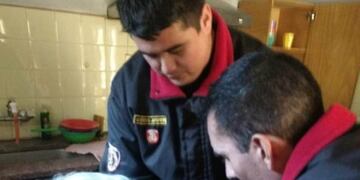 Jofré fue rescatado por Bomberos de la Policía de San Luis\u002E