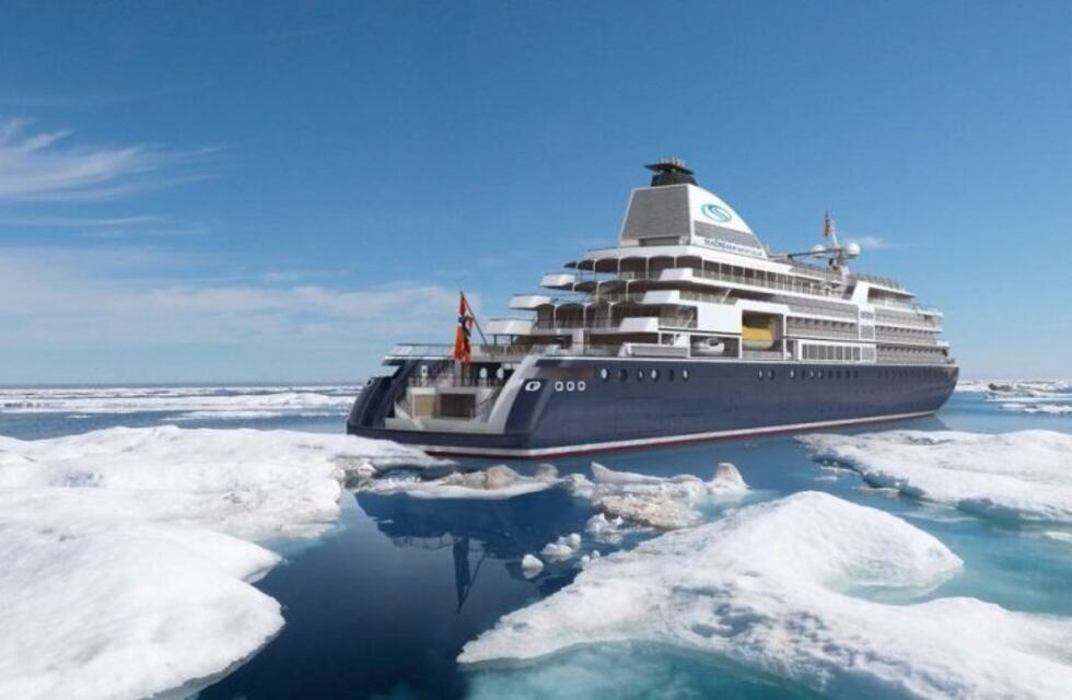 Llega el primer crucero que unirá la Antártida con el Ártico