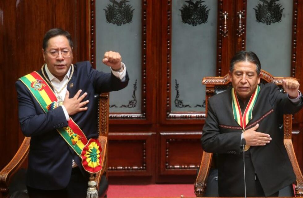 Luis Arce asumió como presidente de Bolivia