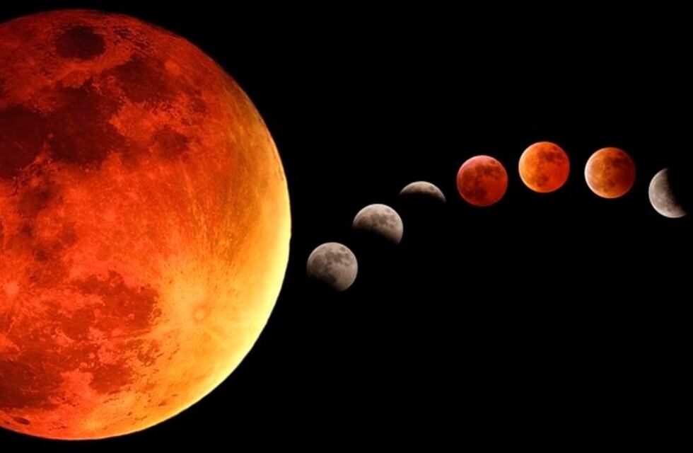 Cómo se verá el eclipse lunar en San Luis