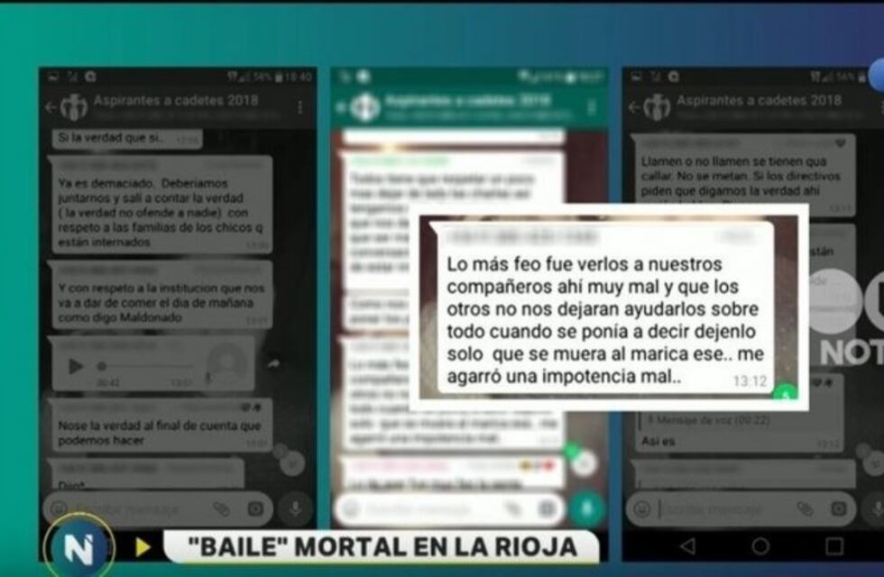 Cadete muerto: Los chats entre los compañeros tras el brutal entrenamiento