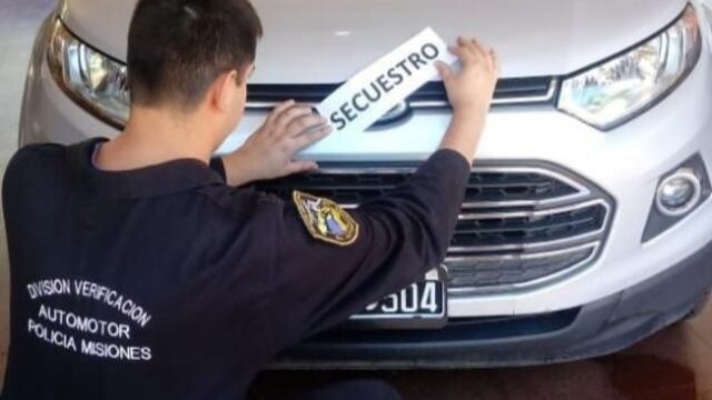 La camioneta no pasó los controles y quedó a disposición de la justicia\u002E