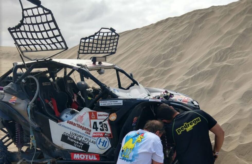 Dakar 2019: Carignani pudo rescatar su buggy y se reenganchará