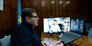 Montenegro mantuvo una reunión con Lammens: \