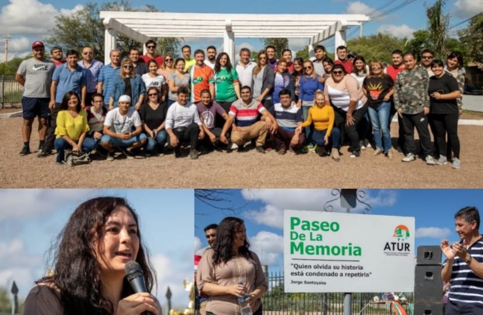 ATUR inauguró el Paseo de la Memoria de la UNLaR
