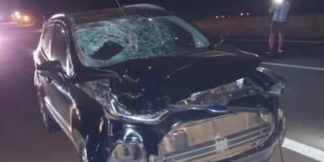 Accidente fatal en Candelaria: una camioneta atropelló a un peatón.