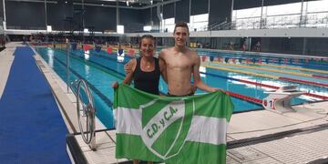 Benjamin Ghione y Paola Beigveder representantes de Arroyito