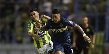 Pavón, el autor del primer gol de Boca\u002E