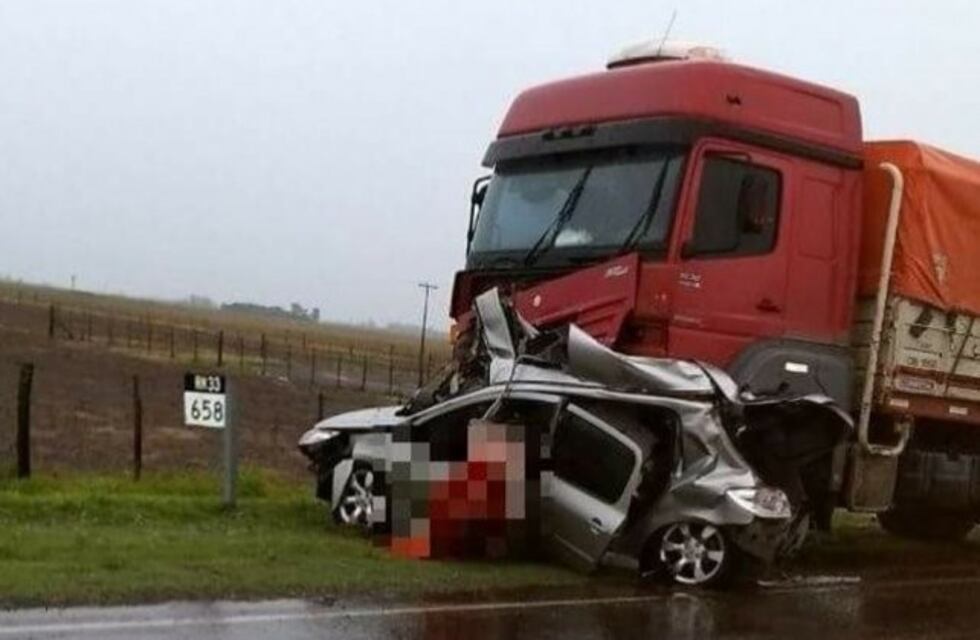 Terrible accidente en la Ruta Nacional 33 deja dos muertos
