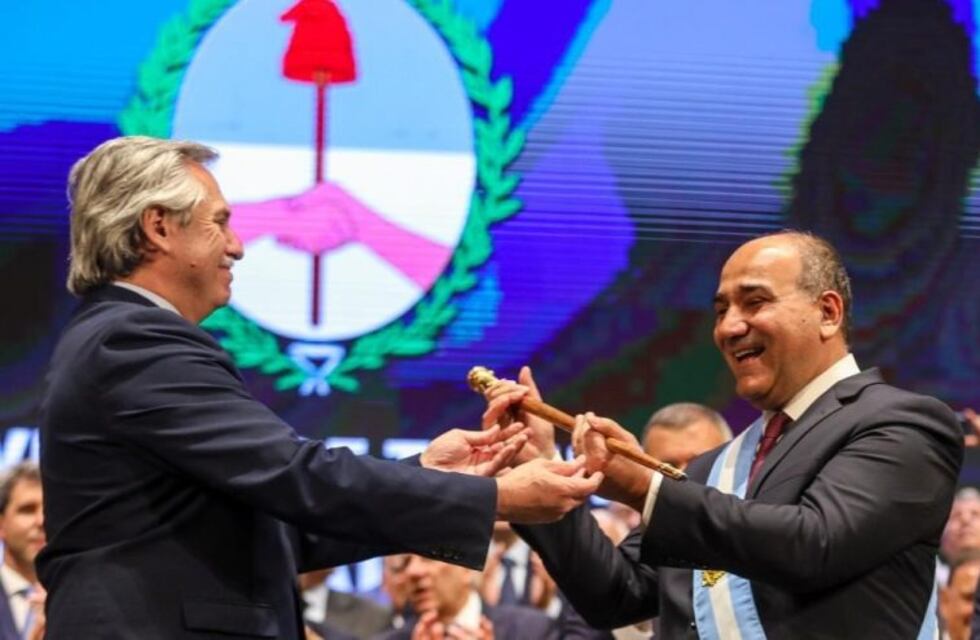 Alberto Fernández y una gran convocatoria en la jornada de asunción de la fórmula Manzur-Jaldo