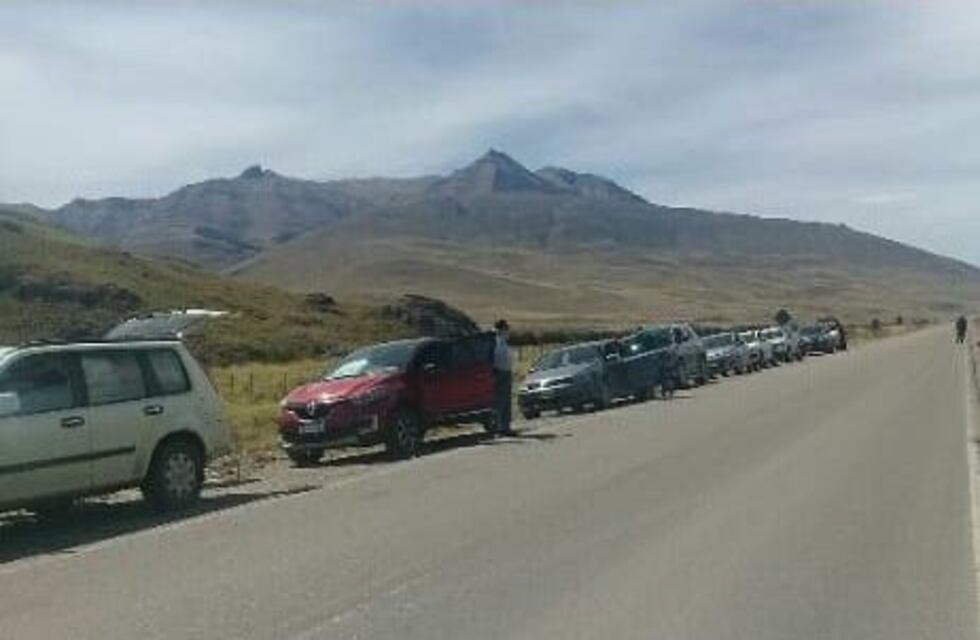 El Chaltén : largas colas por falta de nafta