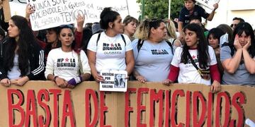 Marcha para pedir justicia por el crimen de Valentina