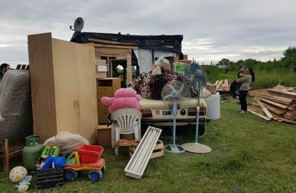 Operativo de desalojo en tierras que eran ocupadas por más de 20 familias