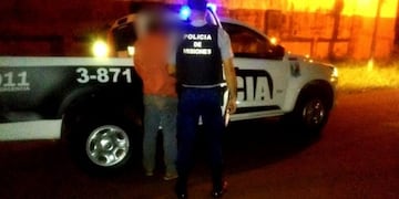 Fue detenido por agredir a su vecino con un machete