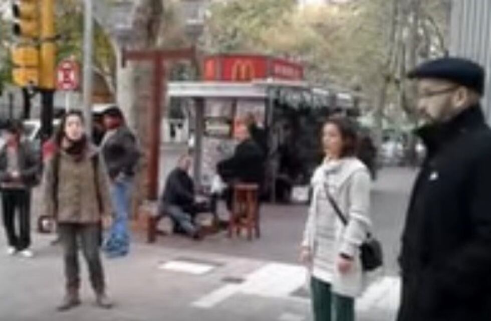 Flashmob patriótico del coro de la Cámara de la UNCuyo