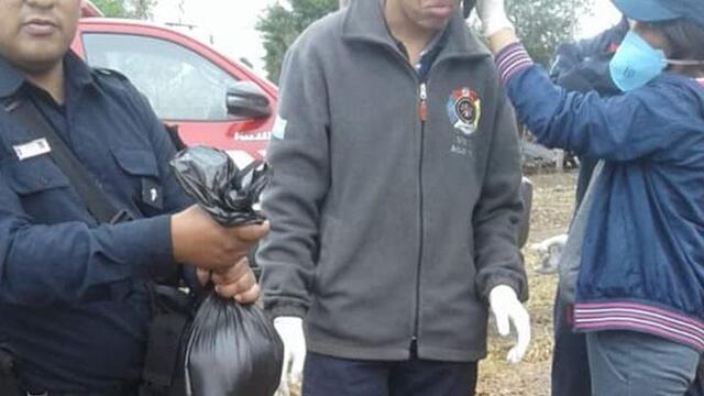 La policía toma muestras en San Luis, Salta\u002E (El Tribuno)