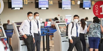 Control en aeropuertos por coronavirus en Perú, imagen ilustrativa\u002E
