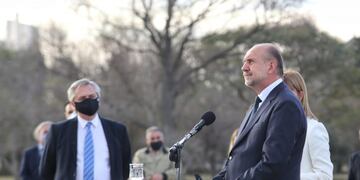 El rafaelino recibió al jefe de Estado a fines de agosto en Puerto General San Martín\u002E (@omarperotti)