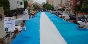Marcha en Bahia Blanca