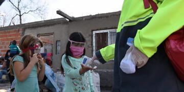 Desde el inicio de la pandemia, se controlaron síntomas a más de 55 mil platenses casa por casa (Municipalidad de La Plata)