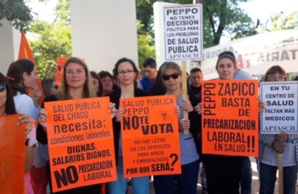 La Aptasch inicia un paro en Salud Pública por condiciones laborales