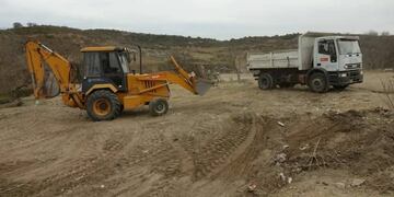 Obras en barrio Colinas