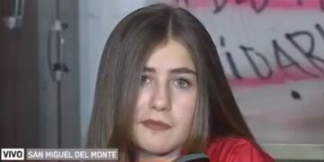 Rocío, la única sobreviviente de la tragedia en San Miguel del Monte (Foto: captura TV)