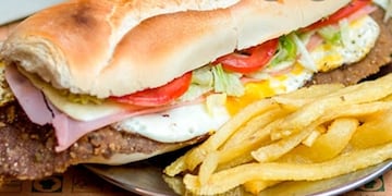 sándwich de milanesa