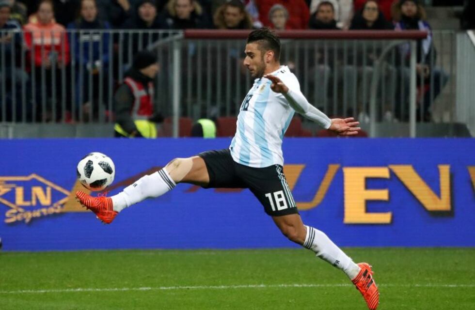 Eduardo Salvio fue desafectado de la Selección
