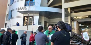 Los jubilados de ATE se manifestaron en las puertas del ISSN