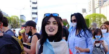 Un nuevo banderazo en contra del Gobierno (Foto: Clarín)