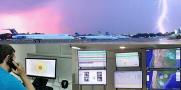 El aeropuerto de Mendoza incorporó un nuevo detector de descargas atmosféricas\u002E