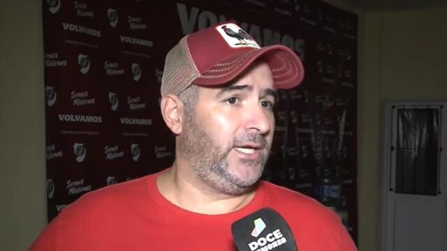 Patricio Vedoya, presidene de Guaraní Antonio Franco\u002E (Canal 12)