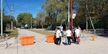 Coronavirus: disponen un cordón sanitario en una zona de Icho Cruz\u002E (Foto: gentileza La Voz)\u002E
