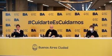 El jefe de Gobierno porteño, Horacio Rodríguez Larreta, confirmó la vuelta a las clases presenciales. Foto: Prensa GCBA