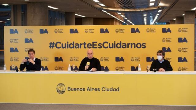 El jefe de Gobierno porteño, Horacio Rodríguez Larreta, confirmó la vuelta a las clases presenciales. Foto: Prensa GCBA