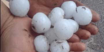 Cayó granizo y causó perdidas totales en General Alvear