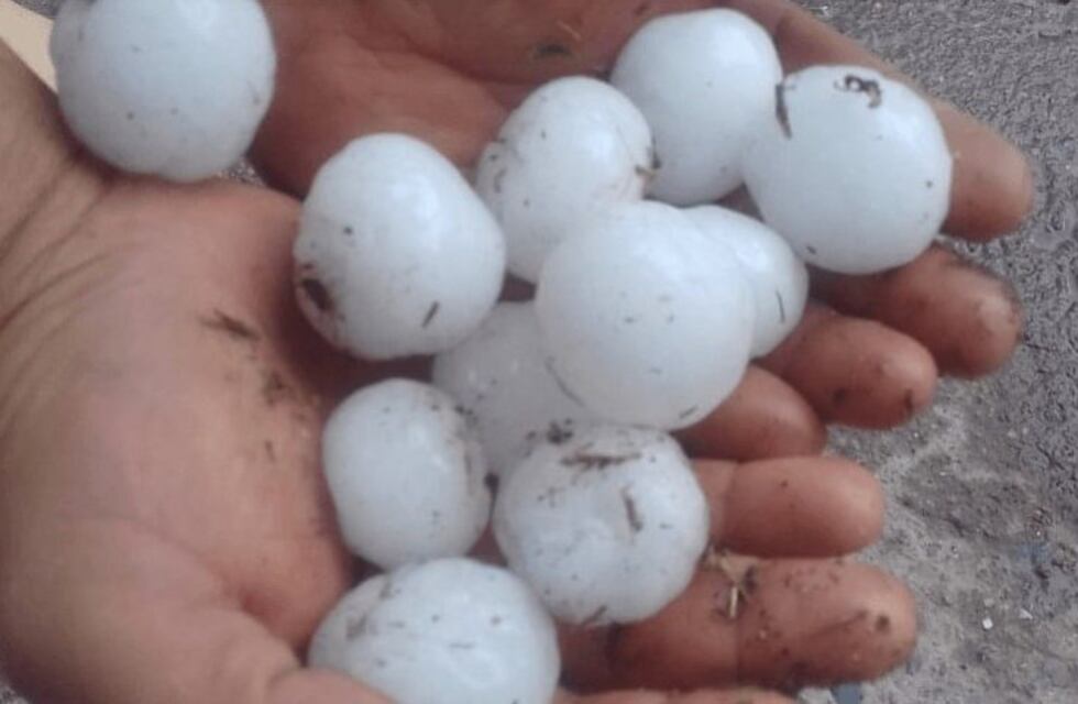 Terrible granizada en Santo Tomé quedó registrada en un video