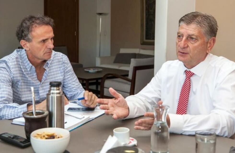 El gobernador de La Pampa se reunió con el ministro de Obras Públicas de Nación
