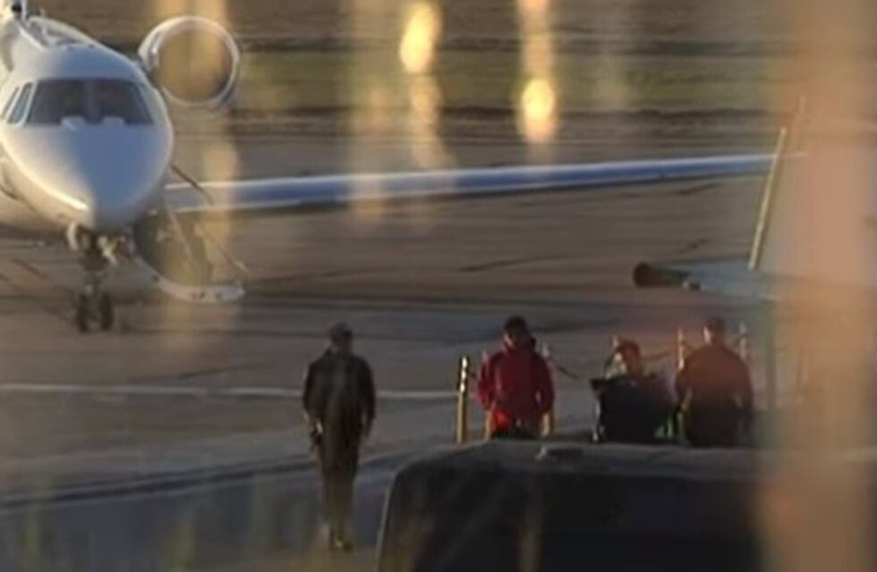 Neymar y Dani Alves llegaron a la ciudad