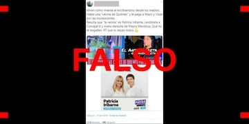 Es falso que en TV una candidata a concejal del Frente de Todos se hizo pasar por una vecina, en medio de las inundaciones en Quilmes\u002E (Reverso)