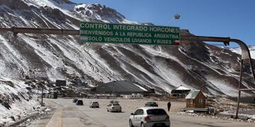 Paso Cristo Redentor\u002E Aduana Argentina/ chile\u002E Foto: diario El Sol\u002E