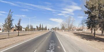 accidente acceso sur