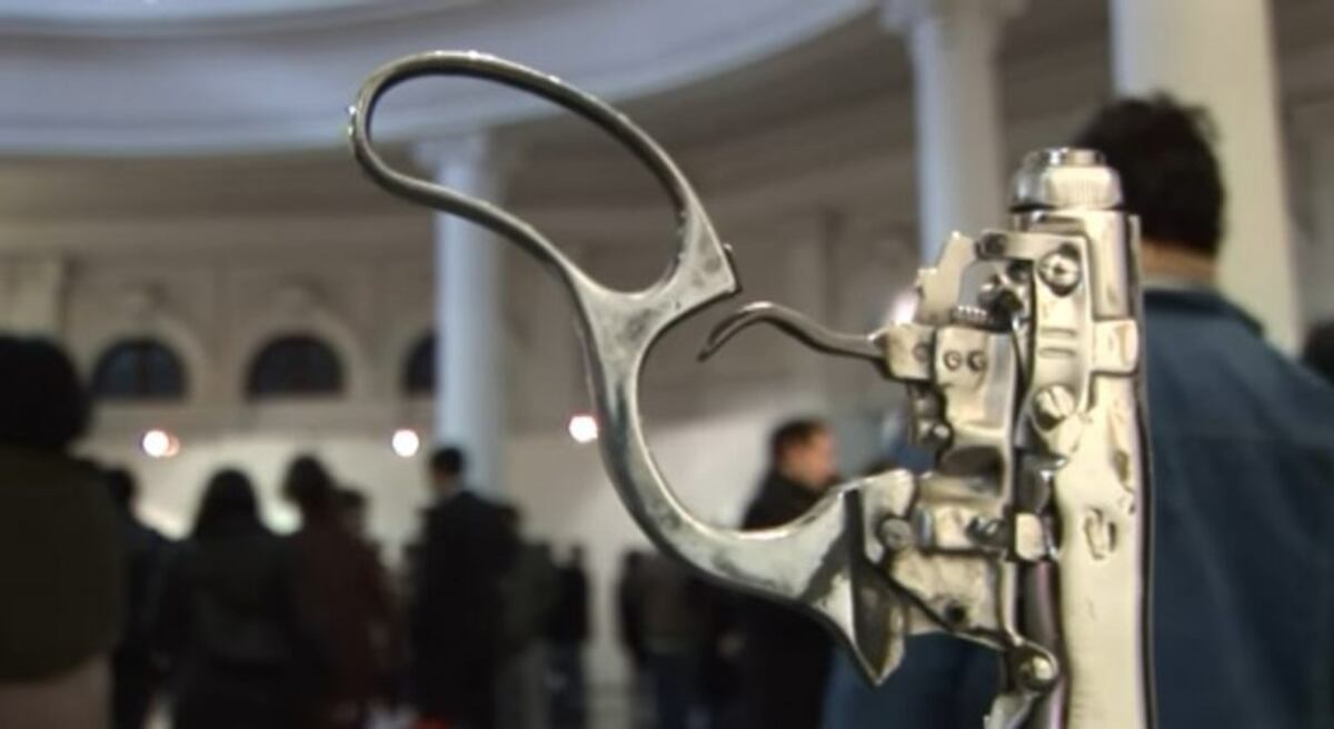 Eliana Molinelli, la artista que transformó armas en esculturas