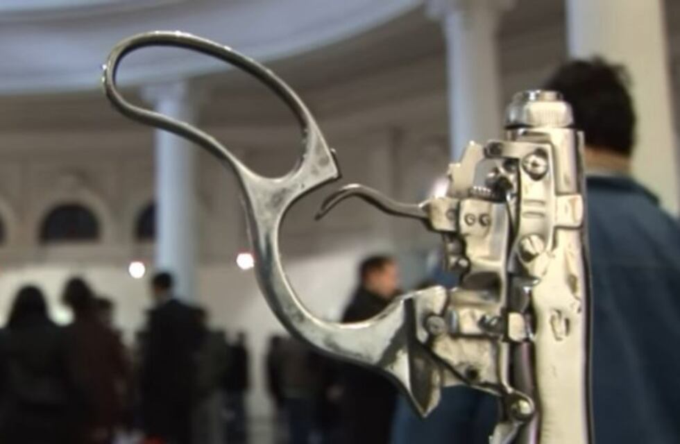 Eliana Molinelli, la artista que transformó armas en esculturas