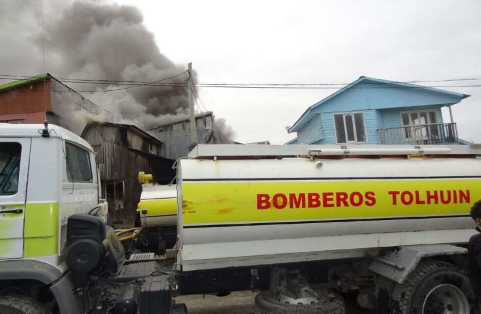 Se incendió una cabaña en la ciudad de Tolhuin