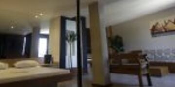 A room of the Shalimar love motel, which travellers are booking for the World Cup, is pictured in Rio de Janeiro April 30, 2014. Fans coming to Brazil for the World Cup can still find plenty of reasonably-priced hotel rooms all over the country, just not